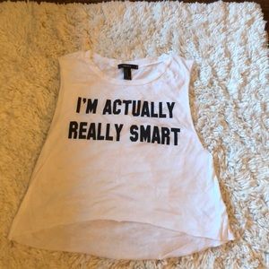 I’m Actually Really Smart Tank Forever 21